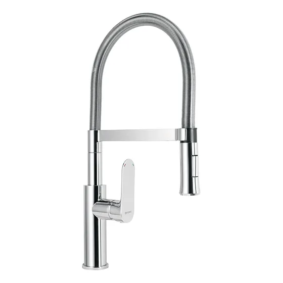 Monomando Nariz Flexible Para Fregadero, Cromo, Foset 45195