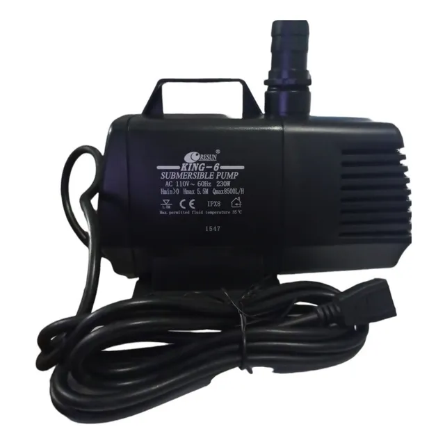 Bomba De Agua Para Fuente O Estanque 8500l/h Hmax 5.0m