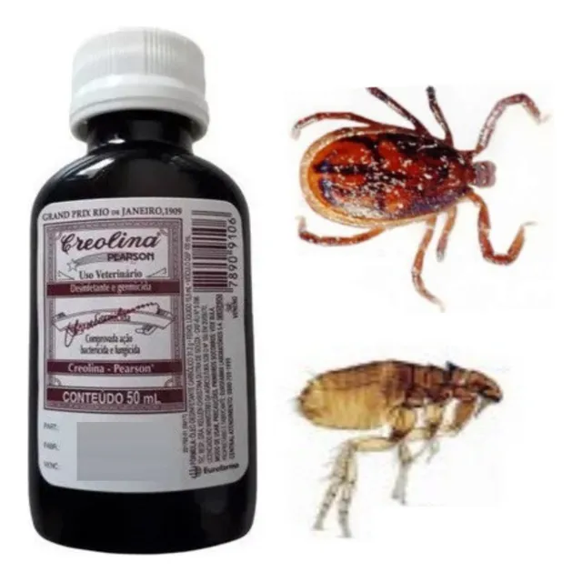 Remedio Pra Matar Carrapato Pulga Canil Casa Quintal Creolin