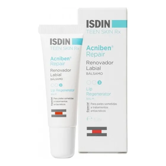 Isdin Teen Skin Acniben Reparador Labial Bálsamo 10ml.