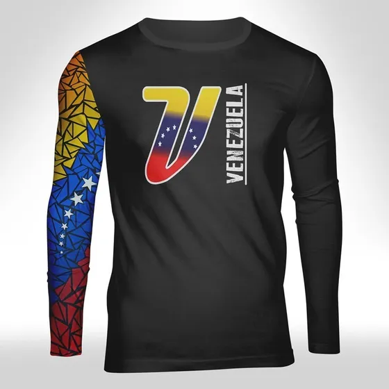 Franela De Venezuela Sueter Camisa Manga Larga Venezuela