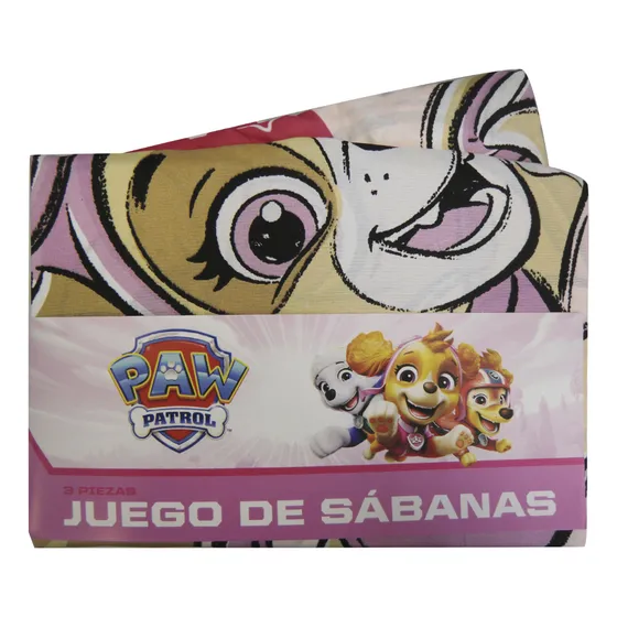 Juego Sábanas 1 Plaza Paw Patrol Diseños Diseño De La Tela Skye