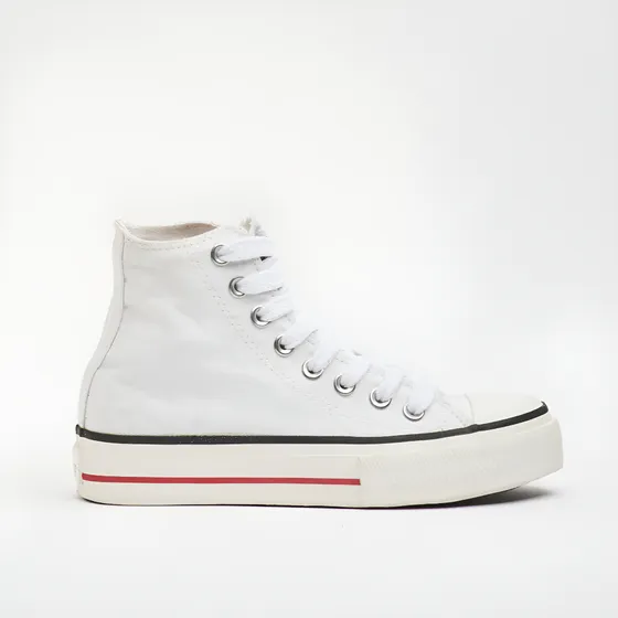 Zapatillas Botitas Con Plataforma Clasicas Mujer | Loica