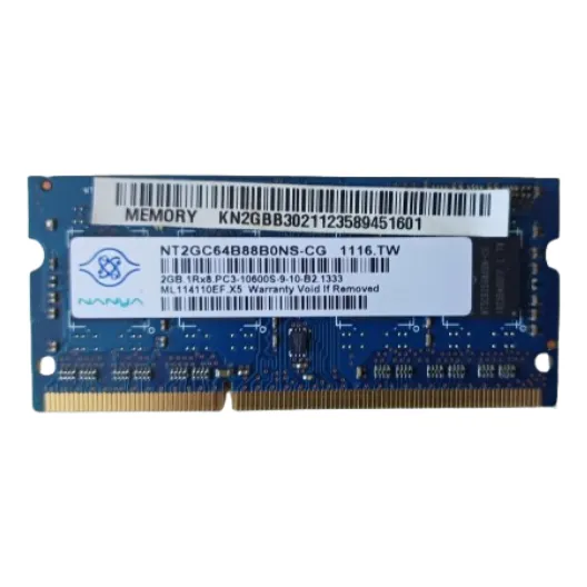 Memória P/ Notebook Nanya 4gb (2x2gb) Ddr2 667mhz Pc2 5300s