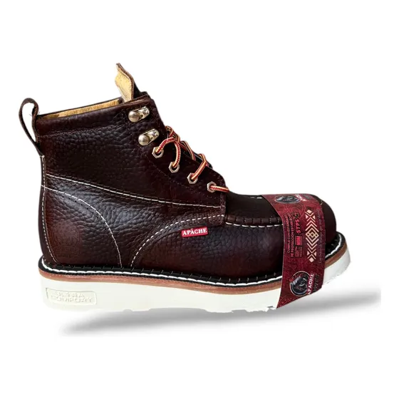 Bota De Trabajo Alta Y De Agujeta De Uso Rudo Muy Resistente