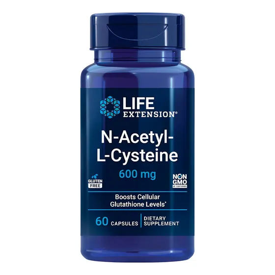 N-acetyl-l-cisteina Nac Life Extension 60caps Importado
