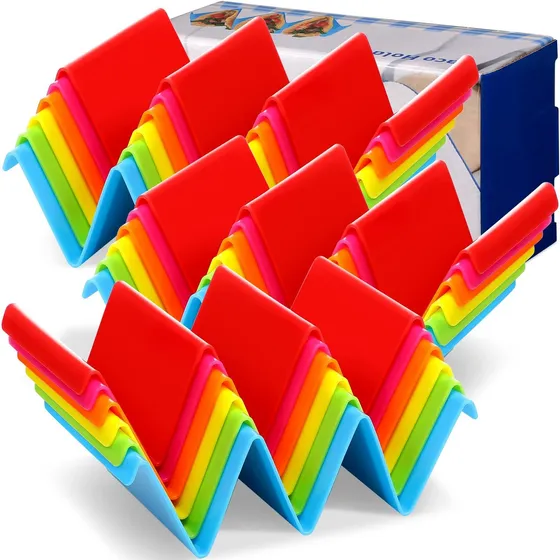 18 Soporte Colorido Para Taco Bandeja Grande 2 3 Barra