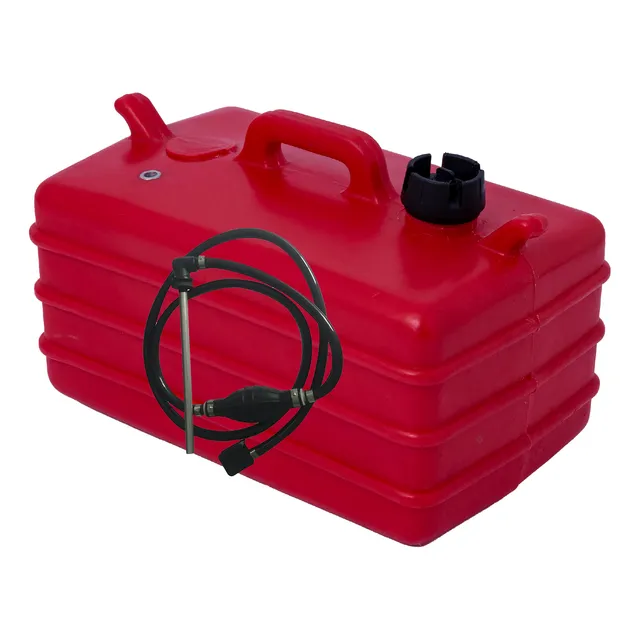 Tanque De 28 Litros Vermelho  Completo Para Motor Yamaha