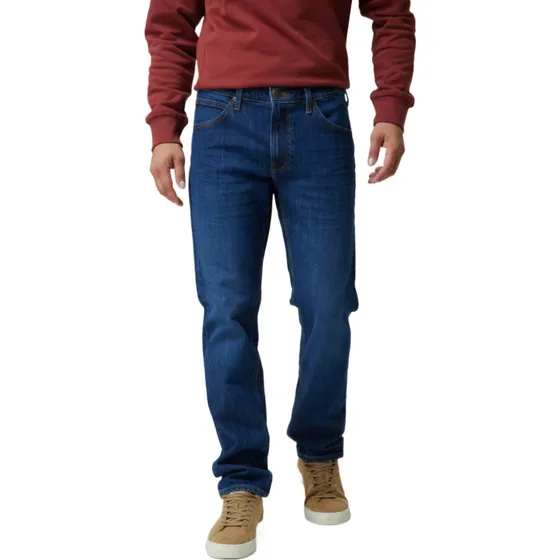 Jeans Hombre Daren Regular Straight Fit Blue Washed