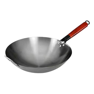 Wok De Fondo Redondo Wok Manual De Hierro Forjado Wok De Wok De Fondo Redondo Wok Manual De Hierro Forjado Wok De