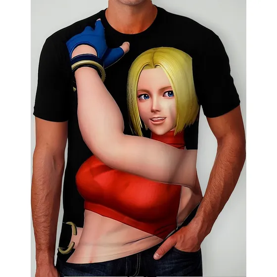  Camiseta Camisa Blue Mary Fatal Fury Tkof Envio Rápido 10