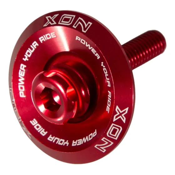 Tapa Juego De Direccion Horquilla Xon Aluminio 1 1/8 -rojo