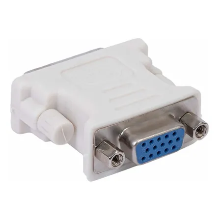 Adaptador DVi-i 24+5 pines macho a VGA 15 pines hembra