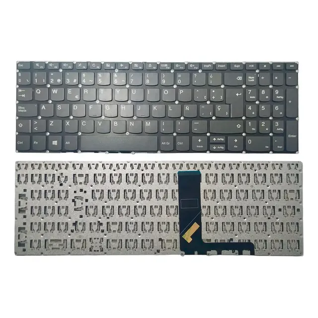 Teclado Para Lenovo 3-15iil05 3-15ada05 3-15are05 330s-15ik Color Plateado Idioma Español Latinoamérica