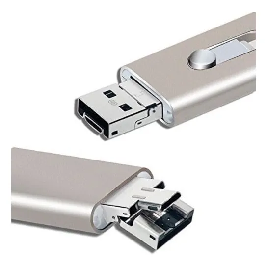 Memoria Usb De Almacenamiento Externo 3 En 1 Disco Usb Para 