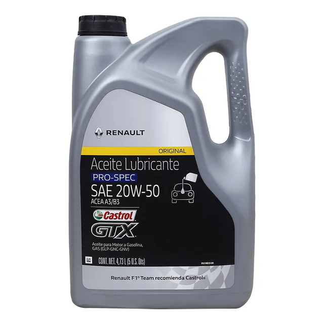 Aceite 20w50 Galón Renault Castrol 7711943701++