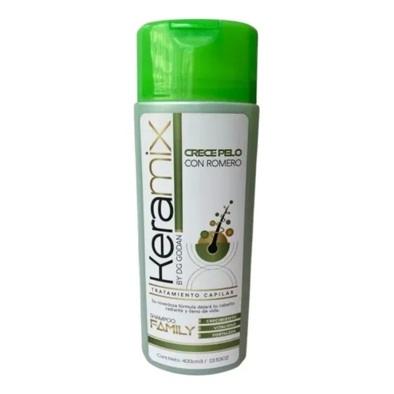 Shampoo Keramix Crece Pelo Con Romero 400ml