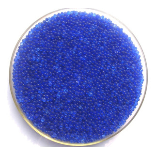 Pote 1kg Silicagel Esferico Azul 2-4mm Pote 1kg Silicagel Esferico Azul 2-4mm