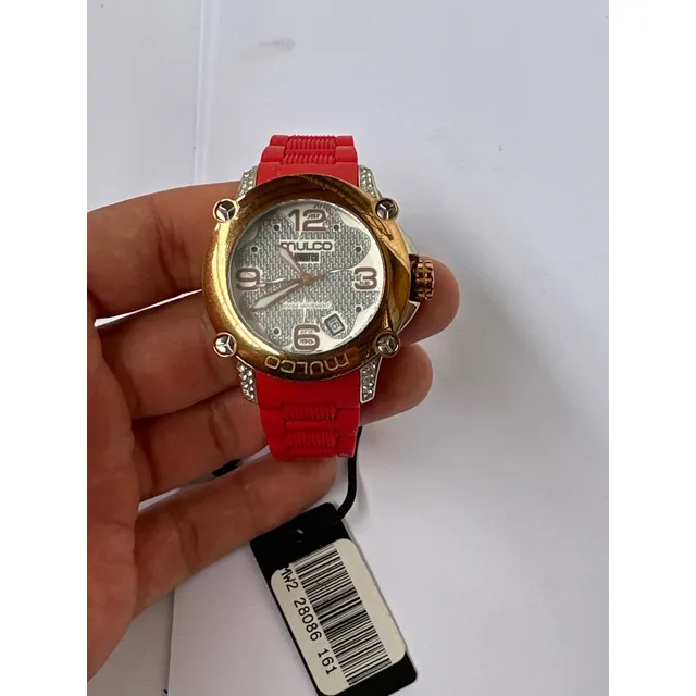 Reloj Mulco Para Damas Color Rojo