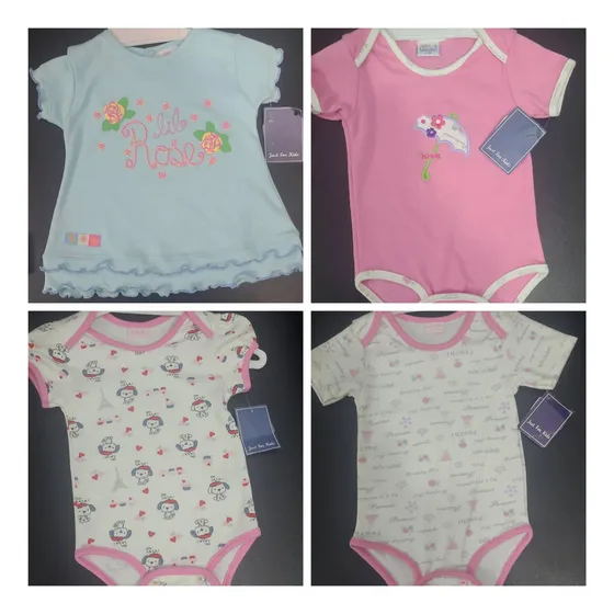 Ropa Para Bebe, Nenas Bodys Franelas Y Conjuntos