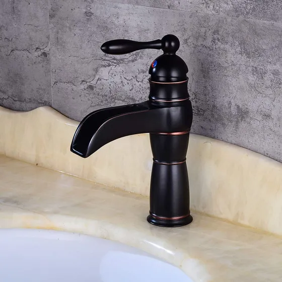 Antiguo Grifo Lavabo Taiwan Retro Para Baño Cascada Agua