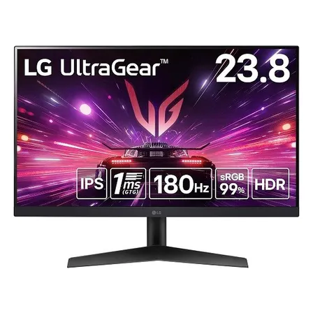 Monitor Lg 24 Gamer Ultragear 24gs60f Ips 1ms 180hz Negro