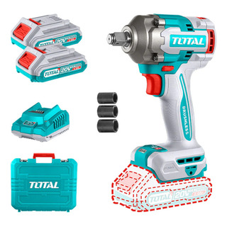 Taladro Pistola Llave Impacto 20v Carg+ 2bat Total Tiwli2040 Taladro Pistola Llave Impacto 20v Carg+ 2bat Total Tiwli2040