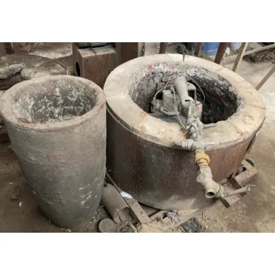 Horno Para Fundicion Aluminio C/crisol Y Quemador Envío Pais