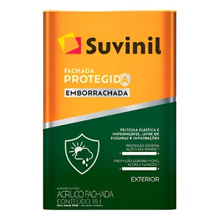 Tinta Cores 16,2l Emborrachada Proteção Total - Suvinil Tinta Cores 16,2l Emborrachada Proteção Total - Suvinil