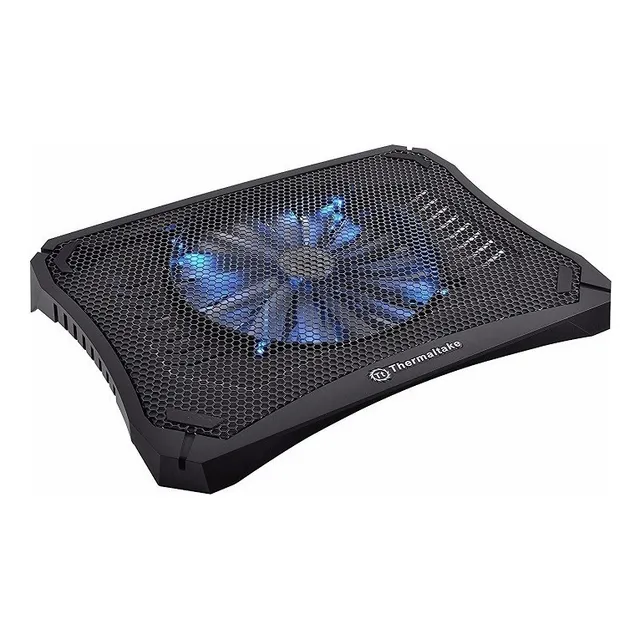Base Enfriadora Thermaltake Massive V20 Ventilador Laptop Color Negro Color Del Led Azul