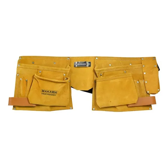 Porta Herramienta Cuero 11 Compart Makawa Mk-et02 Barril