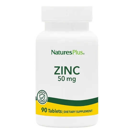 Natures Plus | Zinc 50 Mg, 90 Tabletas