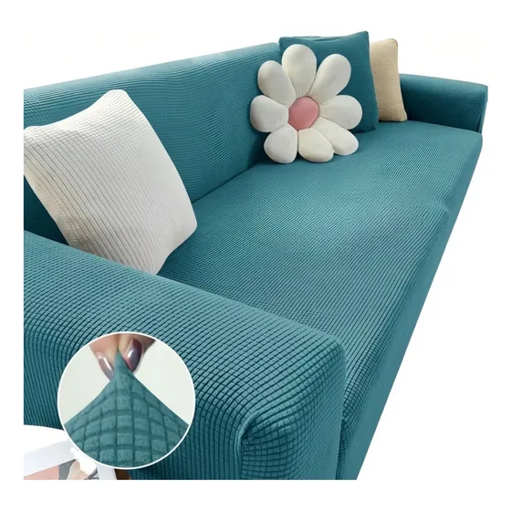 V Para Capas De Sofá De 1 Lugar, Forradas Com Lã, 90-140 Cm