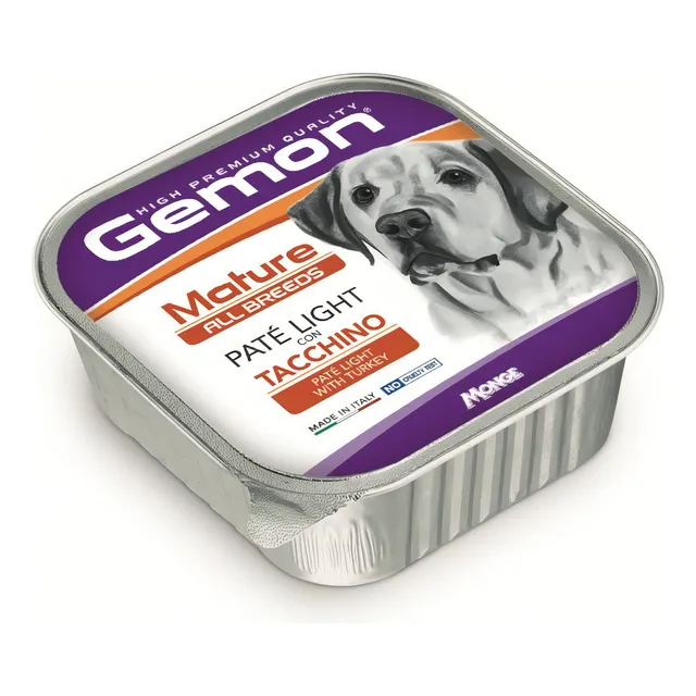 Alimento Paté Gemon Senior Turkey 150 Gr