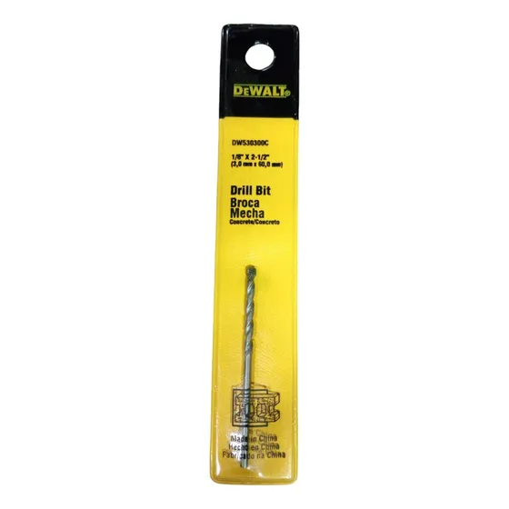 Mecha Para Concreto 1/8  X 2-1/2  Dewalt