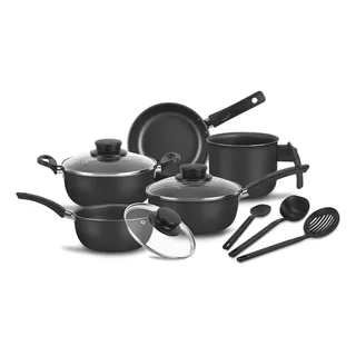 Conjunto De Panelas 8 Pçs Teflon Tampas De Vidro Promoção Conjunto De Panelas 8 Pçs Teflon Tampas De Vidro Promoção