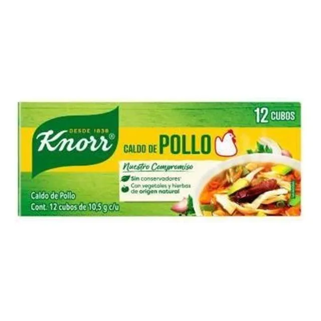 Caldo De Pollo Knorr Suiza 12 Cubos