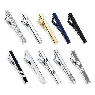 Juego De Clips De Corbata Para Boda, Negocio, 10 Piezas Juego De Clips De Corbata Para Boda, Negocio, 10 Piezas