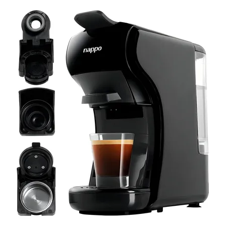 Cafetera Nappo 3 En 1 1450w Compatible Dolce Gusto Nespresso
