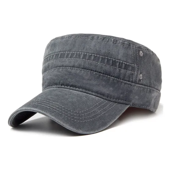 Y Hombre Flat Top Gorra De Béisbol De Algodón Color Sólido