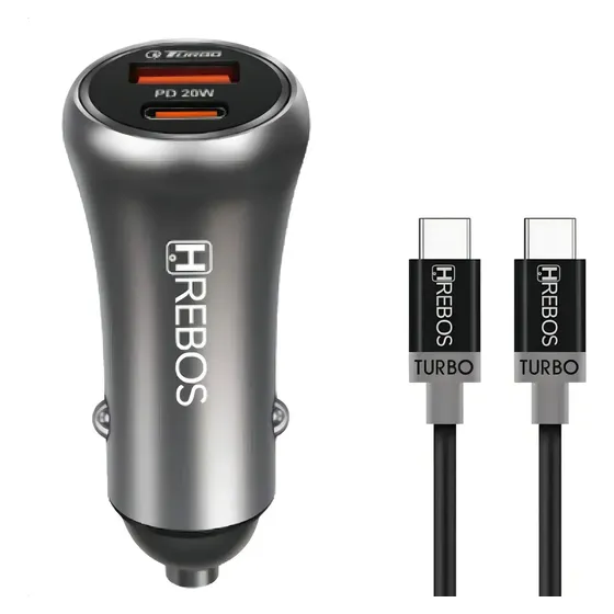 Kit Carregador Veicular Turbo Tipo C