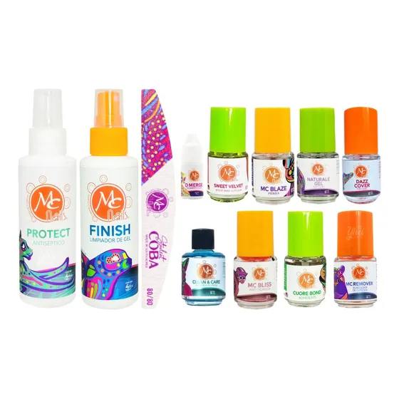 Kit Básicos Manicura Uñas Acrilicas, Gel, Mc Nails + Regalos