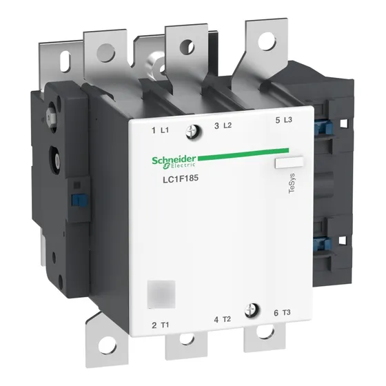 Lc1f185 Contactor Body,tesys F,3p(3no), Ac-3, =440v 185a W