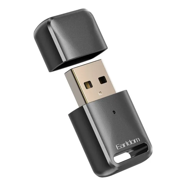 Adaptador Mini Usb Bluetooth 5.0 Radio Auto - Equipos Música Color Negro