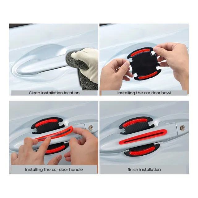 Pegatina Reflectante Para Agarradera De Puertas De Autos