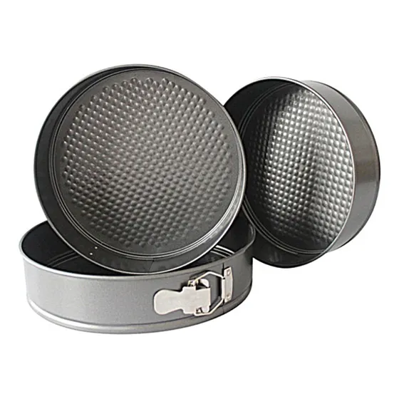 Molde Torta Desmontable Antiadherente Tortera Acero Set X3 