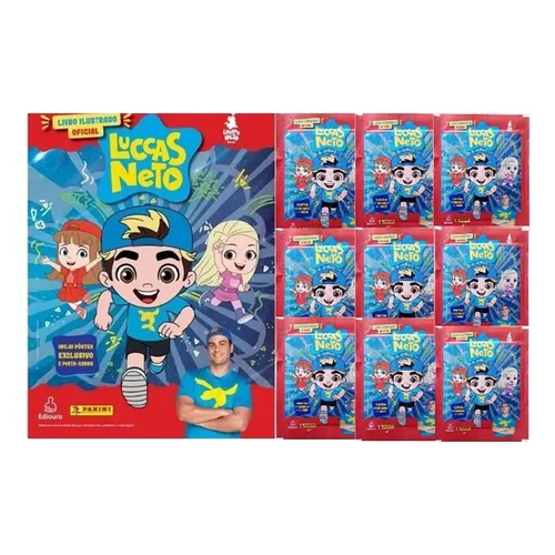 Álbum Divertidamente 2 Oficial + 50 Figurinhas 10 Envelopes