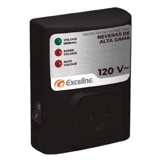 Protector De Voltaje Exceline Para Neveras Alta Gama 120v