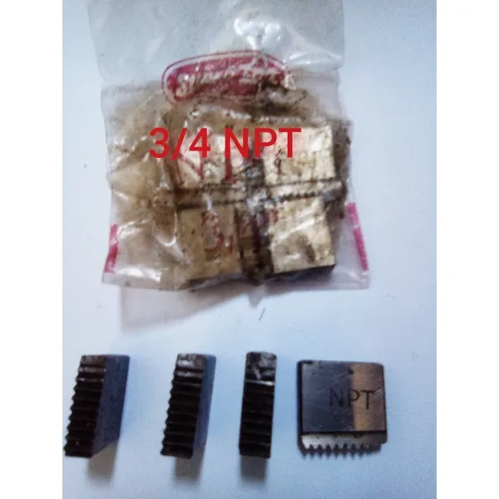 Dientes Tarraja Dado Terraja 3/4 Npt Marca Super Ego