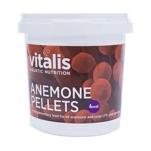 Anemone Pellets 60g 4mm Vitalis Ração Para Anêmona 